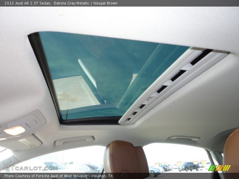 Dakota Gray Metallic / Nougat Brown 2013 Audi A6 2.0T Sedan