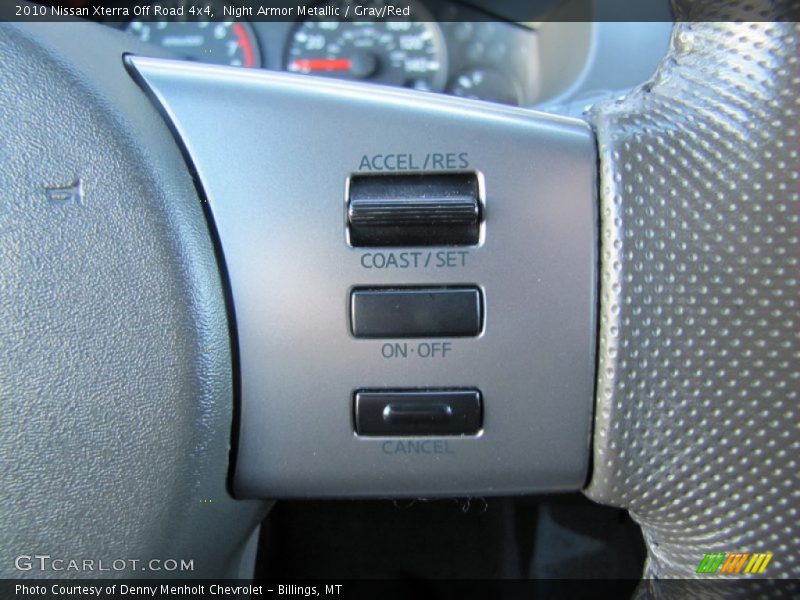 Night Armor Metallic / Gray/Red 2010 Nissan Xterra Off Road 4x4