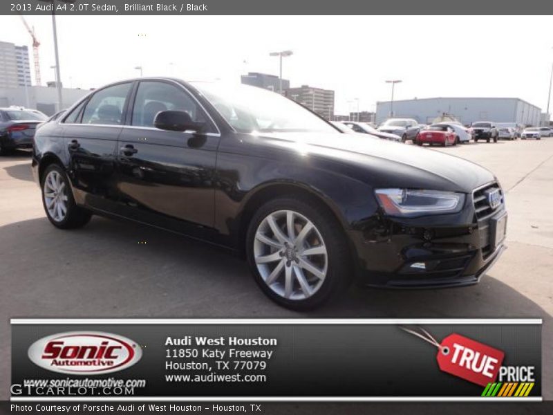 Brilliant Black / Black 2013 Audi A4 2.0T Sedan