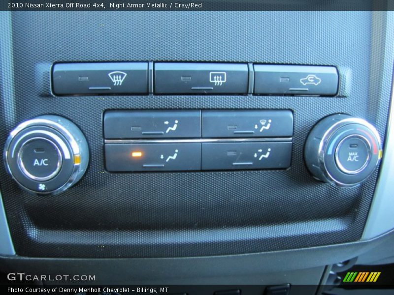 Night Armor Metallic / Gray/Red 2010 Nissan Xterra Off Road 4x4