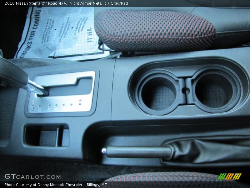 Night Armor Metallic / Gray/Red 2010 Nissan Xterra Off Road 4x4