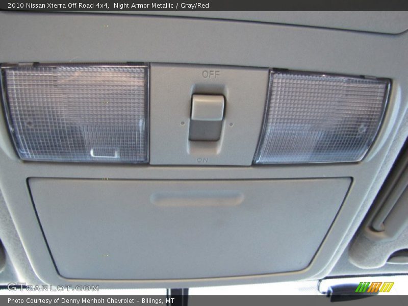 Night Armor Metallic / Gray/Red 2010 Nissan Xterra Off Road 4x4