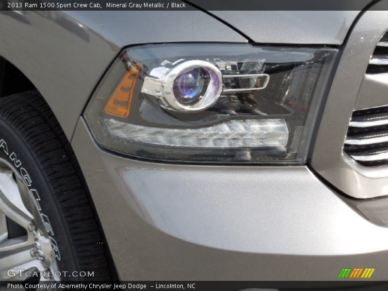 Mineral Gray Metallic / Black 2013 Ram 1500 Sport Crew Cab