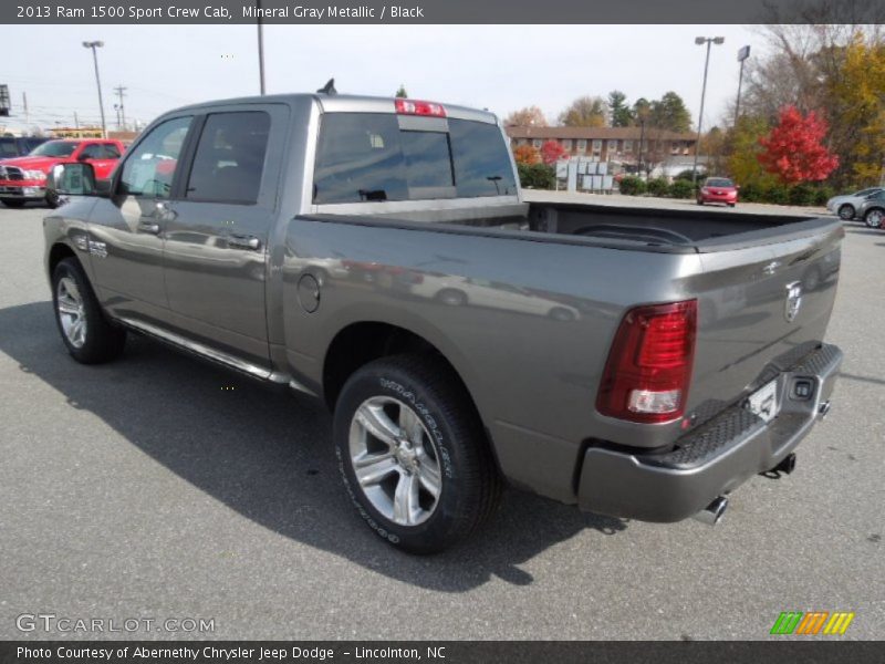 Mineral Gray Metallic / Black 2013 Ram 1500 Sport Crew Cab