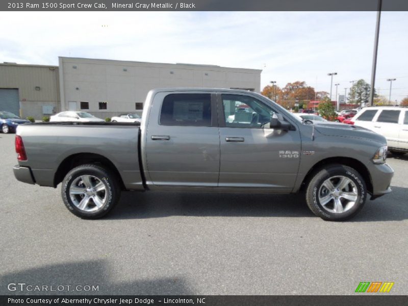 Mineral Gray Metallic / Black 2013 Ram 1500 Sport Crew Cab