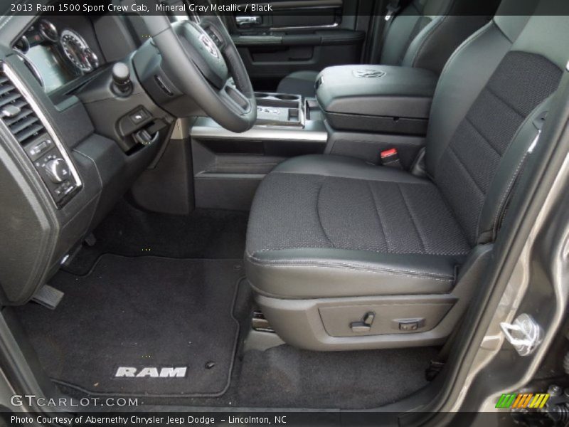  2013 1500 Sport Crew Cab Black Interior