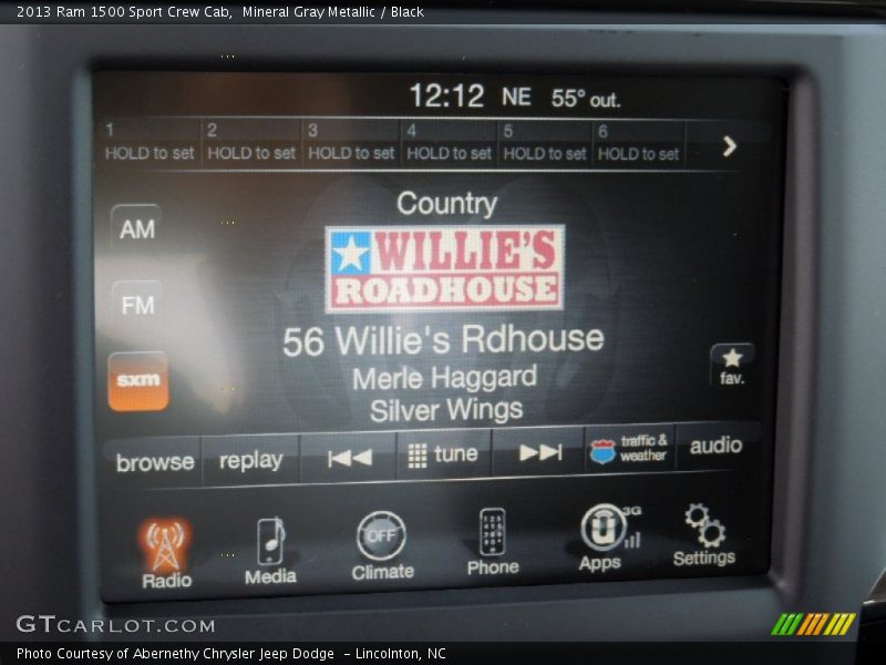 Mineral Gray Metallic / Black 2013 Ram 1500 Sport Crew Cab