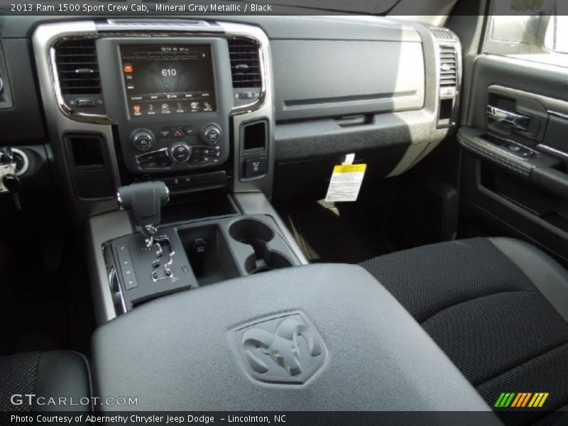 Mineral Gray Metallic / Black 2013 Ram 1500 Sport Crew Cab