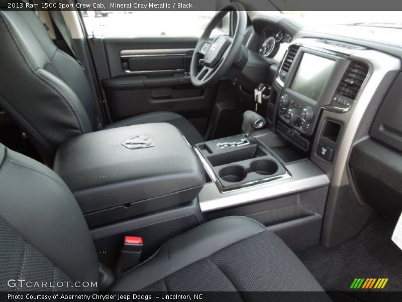  2013 1500 Sport Crew Cab Black Interior