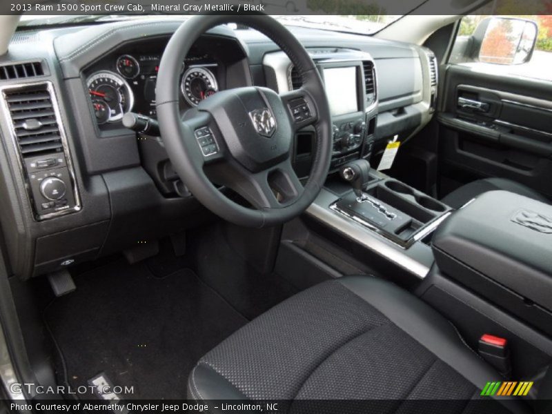 Black Interior - 2013 1500 Sport Crew Cab 