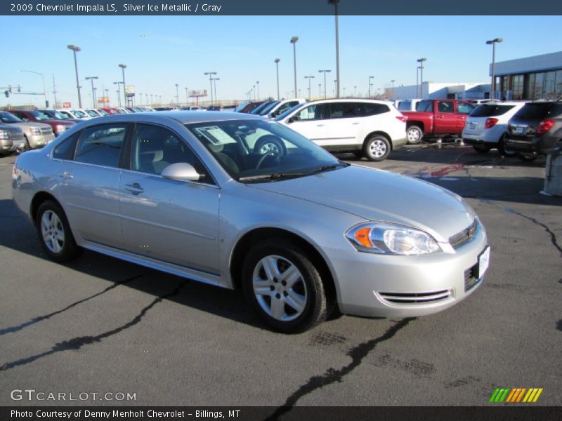 Silver Ice Metallic / Gray 2009 Chevrolet Impala LS