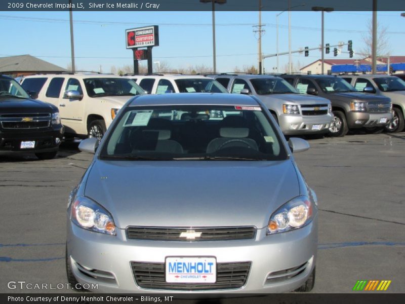 Silver Ice Metallic / Gray 2009 Chevrolet Impala LS