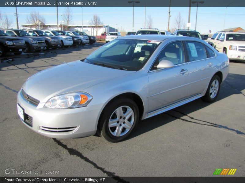 Silver Ice Metallic / Gray 2009 Chevrolet Impala LS