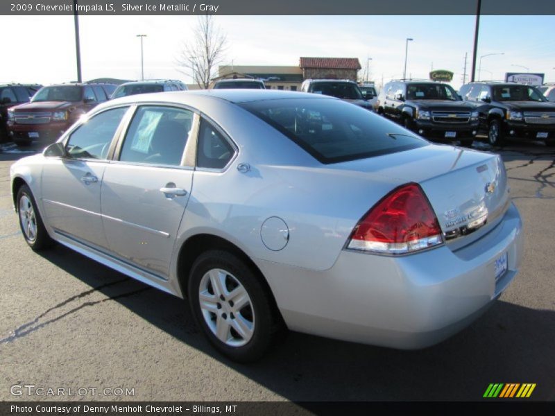Silver Ice Metallic / Gray 2009 Chevrolet Impala LS