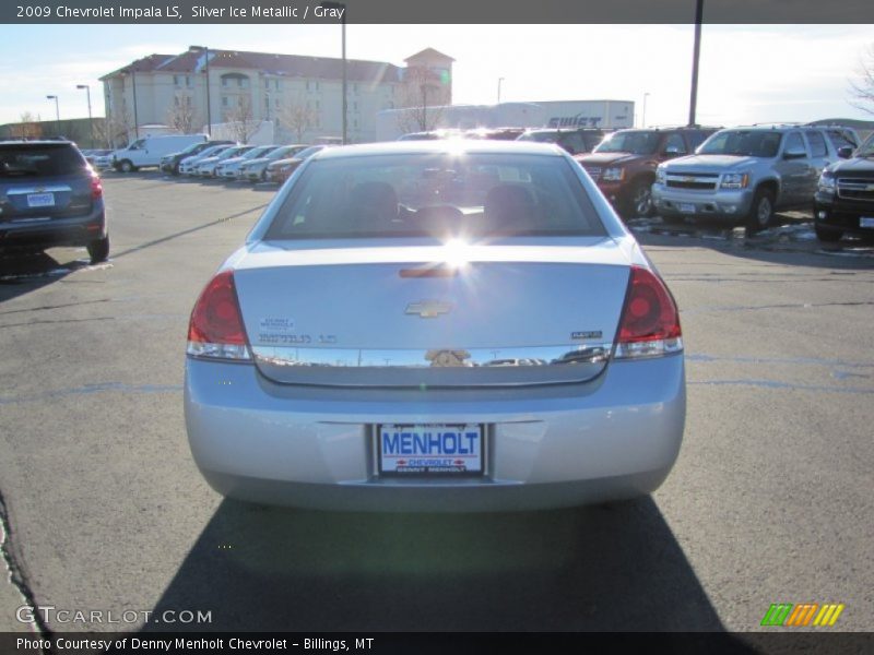 Silver Ice Metallic / Gray 2009 Chevrolet Impala LS