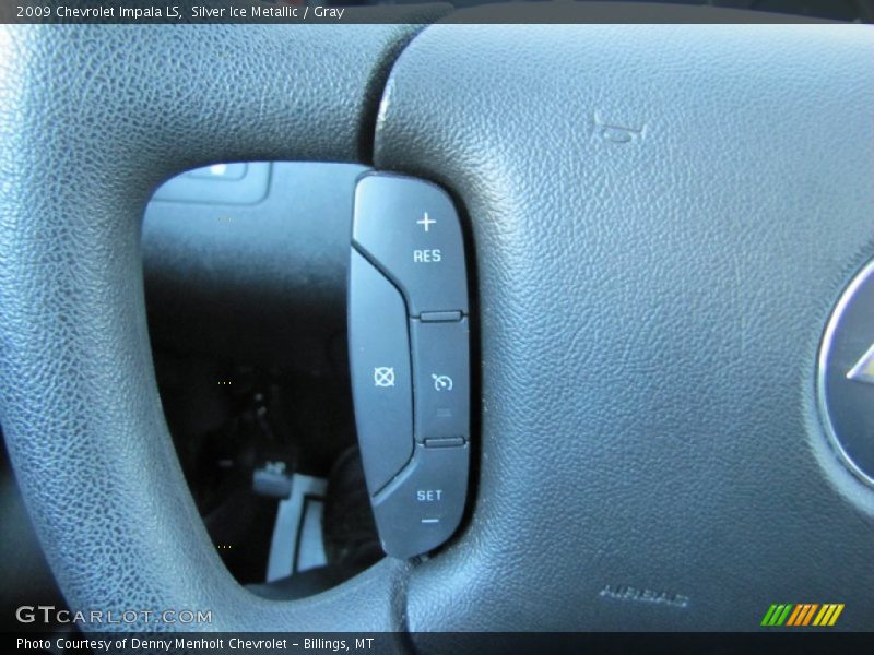 Silver Ice Metallic / Gray 2009 Chevrolet Impala LS