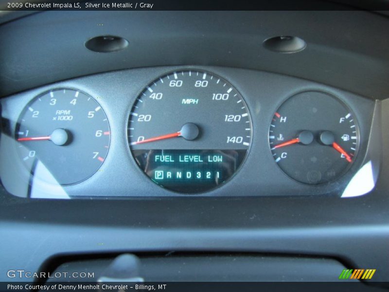 Silver Ice Metallic / Gray 2009 Chevrolet Impala LS