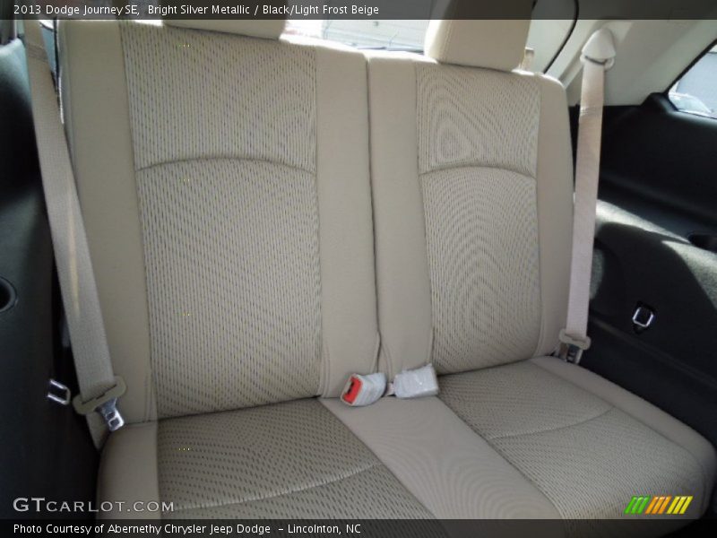 Bright Silver Metallic / Black/Light Frost Beige 2013 Dodge Journey SE