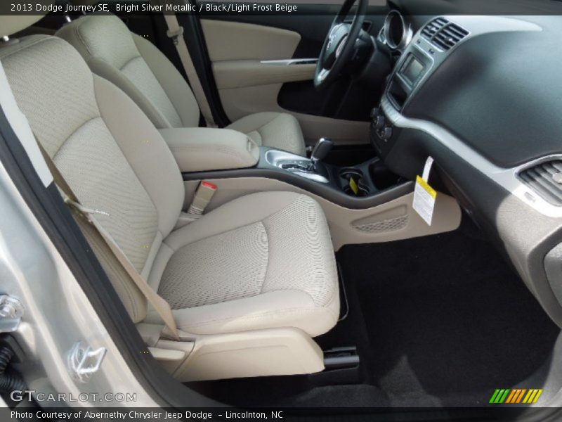Bright Silver Metallic / Black/Light Frost Beige 2013 Dodge Journey SE