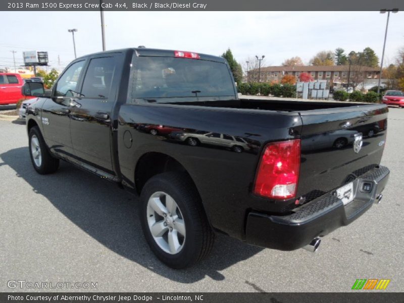 Black / Black/Diesel Gray 2013 Ram 1500 Express Crew Cab 4x4