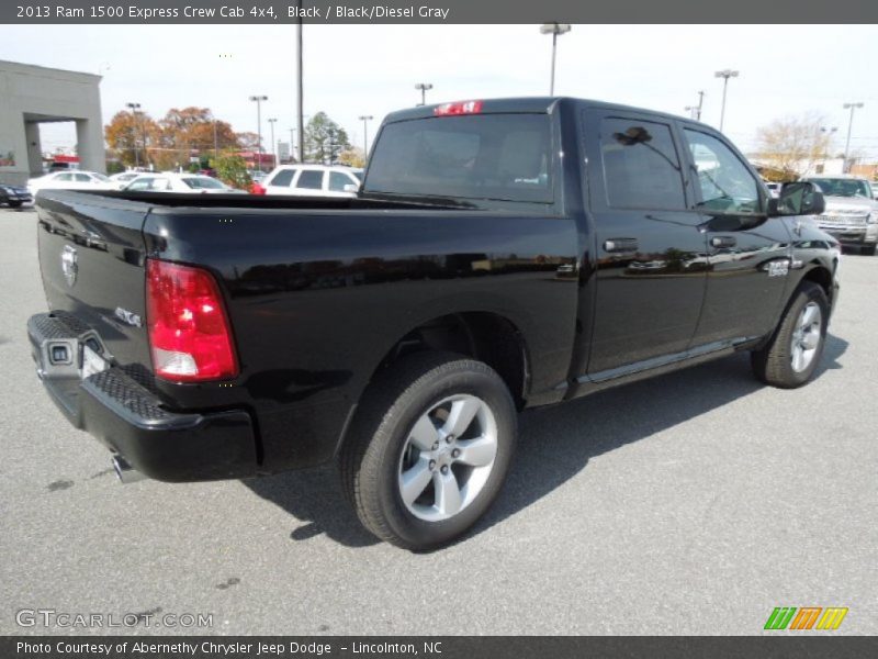 Black / Black/Diesel Gray 2013 Ram 1500 Express Crew Cab 4x4