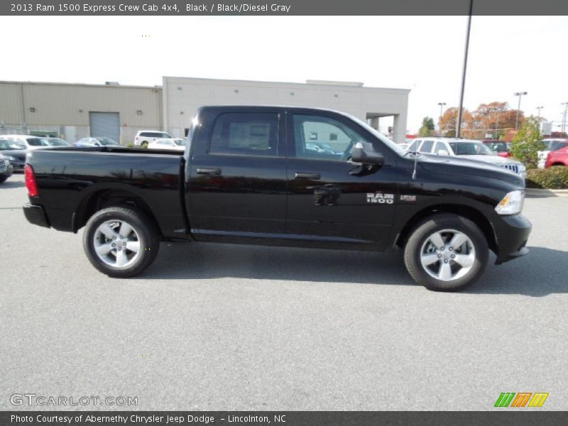 Black / Black/Diesel Gray 2013 Ram 1500 Express Crew Cab 4x4