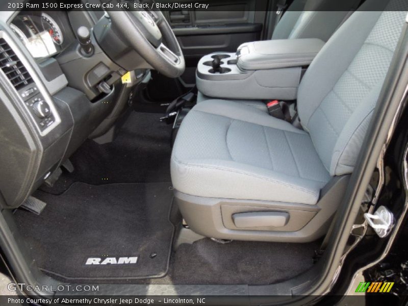  2013 1500 Express Crew Cab 4x4 Black/Diesel Gray Interior