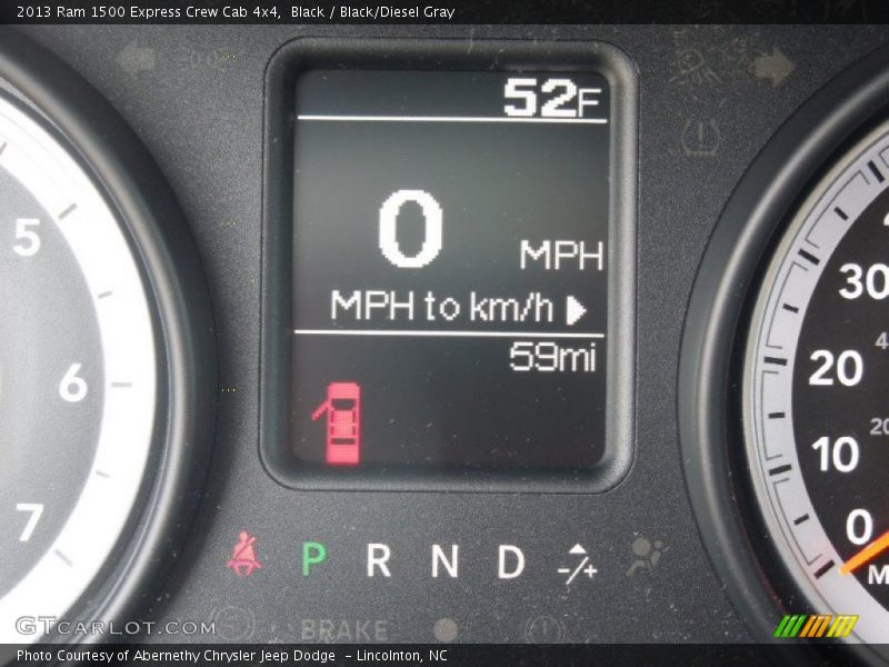 Black / Black/Diesel Gray 2013 Ram 1500 Express Crew Cab 4x4