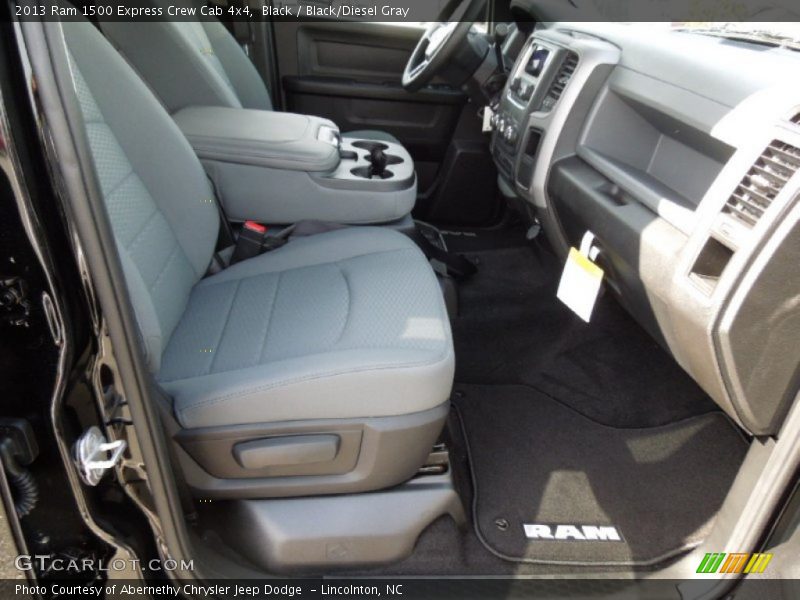  2013 1500 Express Crew Cab 4x4 Black/Diesel Gray Interior