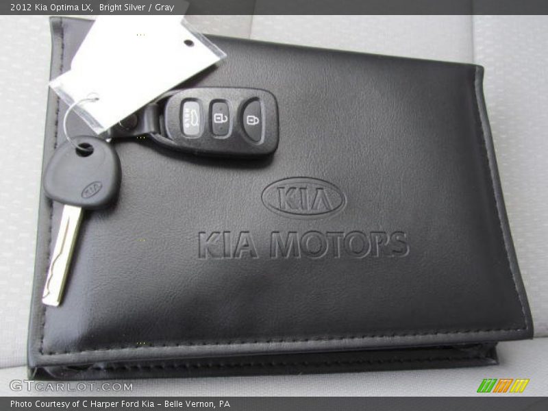 Bright Silver / Gray 2012 Kia Optima LX