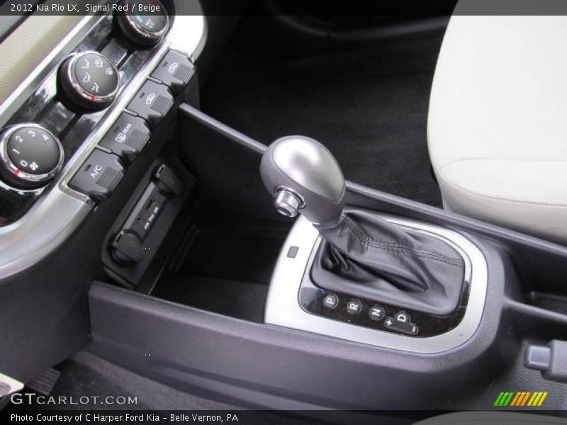  2012 Rio LX 6 Speed Automatic Shifter