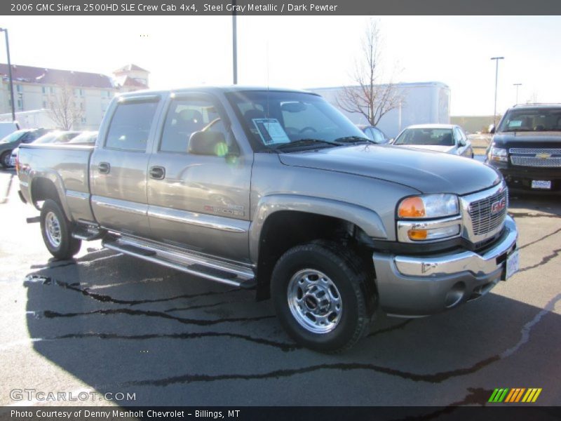 Steel Gray Metallic / Dark Pewter 2006 GMC Sierra 2500HD SLE Crew Cab 4x4