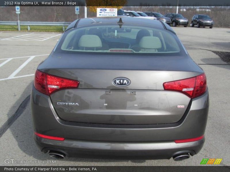 Metal Bronze / Beige 2012 Kia Optima LX