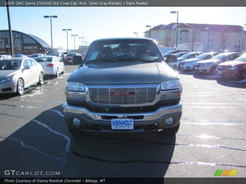 Steel Gray Metallic / Dark Pewter 2006 GMC Sierra 2500HD SLE Crew Cab 4x4