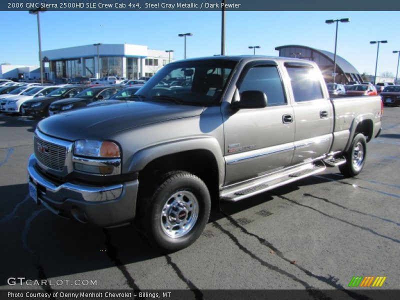 Steel Gray Metallic / Dark Pewter 2006 GMC Sierra 2500HD SLE Crew Cab 4x4