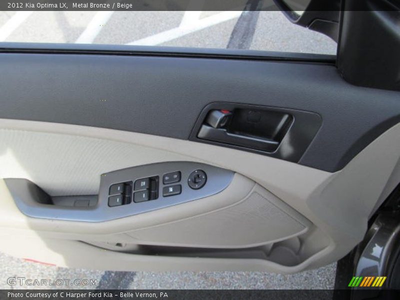 Metal Bronze / Beige 2012 Kia Optima LX
