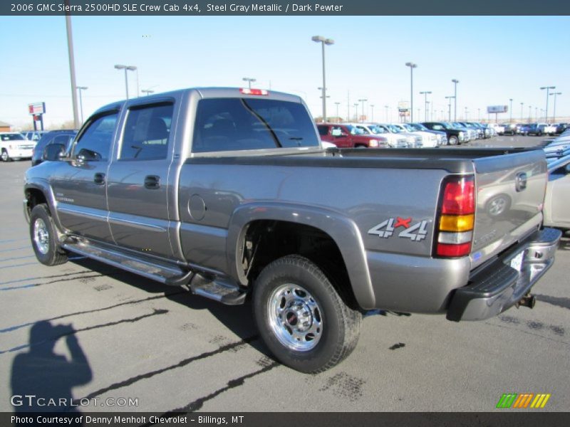 Steel Gray Metallic / Dark Pewter 2006 GMC Sierra 2500HD SLE Crew Cab 4x4