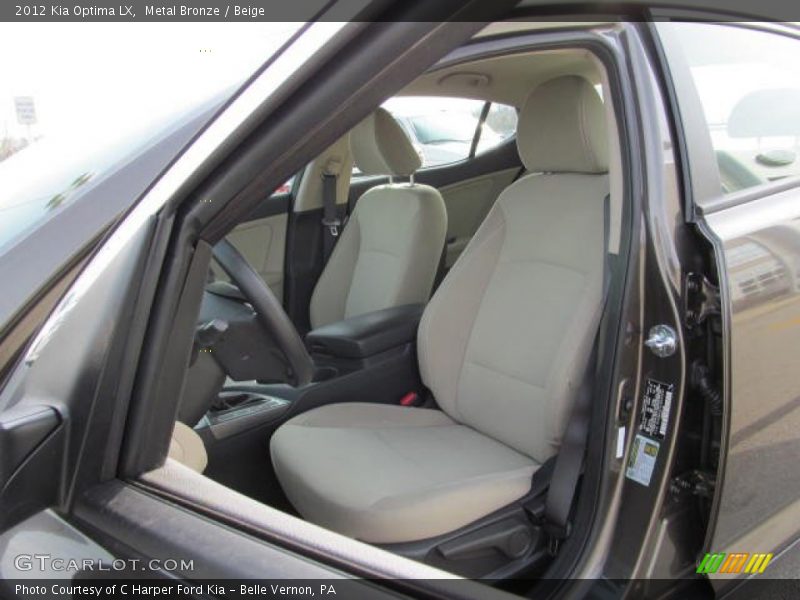 Metal Bronze / Beige 2012 Kia Optima LX