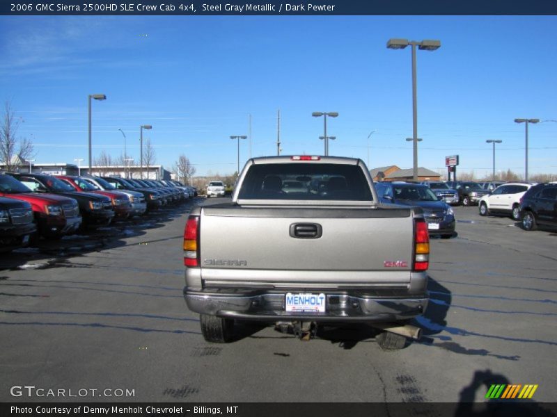 Steel Gray Metallic / Dark Pewter 2006 GMC Sierra 2500HD SLE Crew Cab 4x4