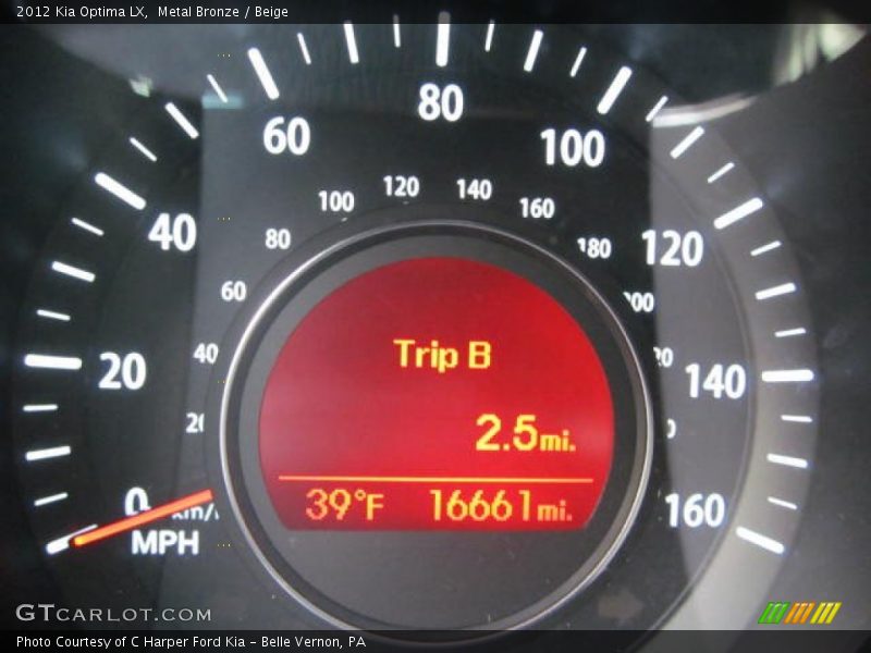 Metal Bronze / Beige 2012 Kia Optima LX