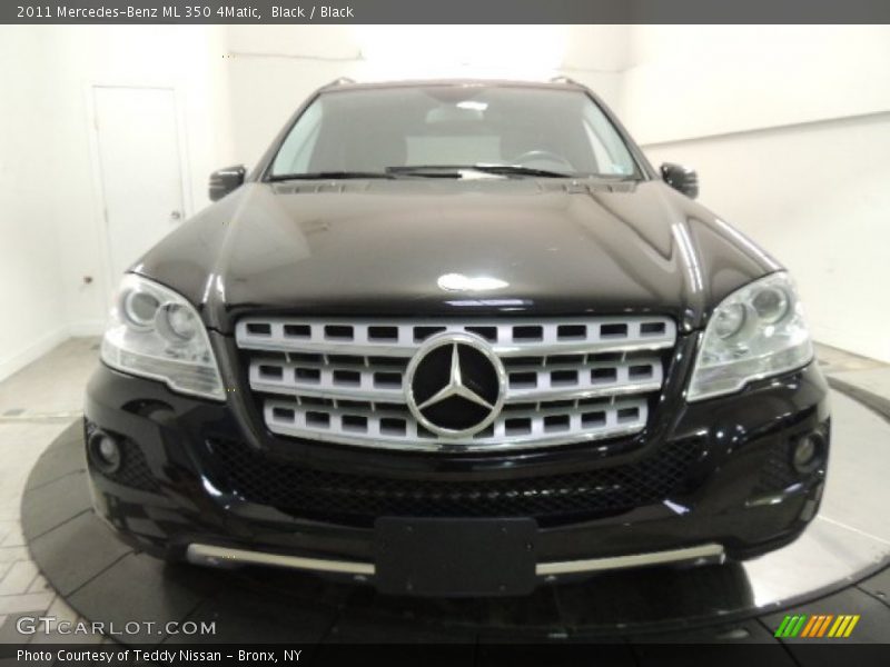 Black / Black 2011 Mercedes-Benz ML 350 4Matic