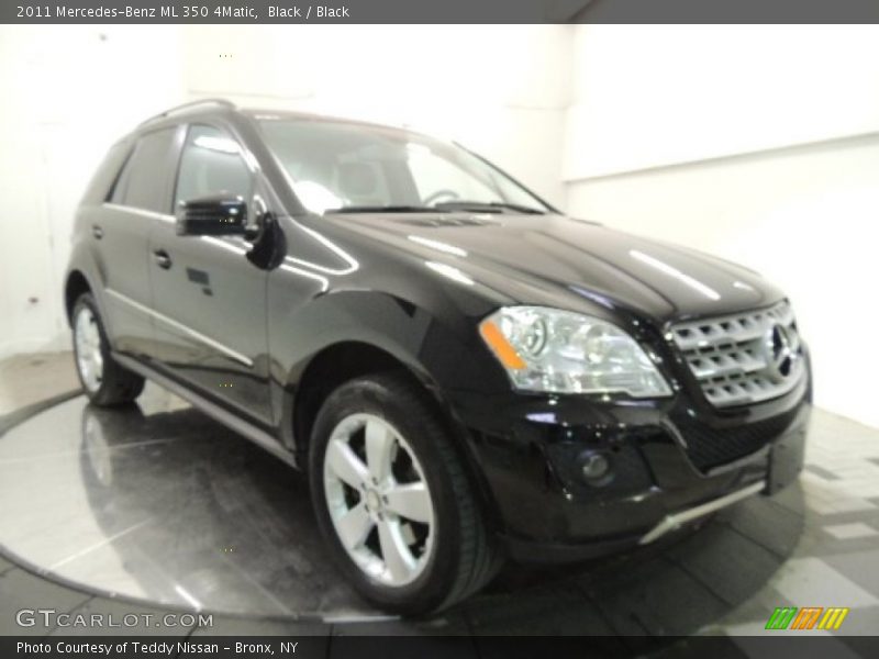 Black / Black 2011 Mercedes-Benz ML 350 4Matic