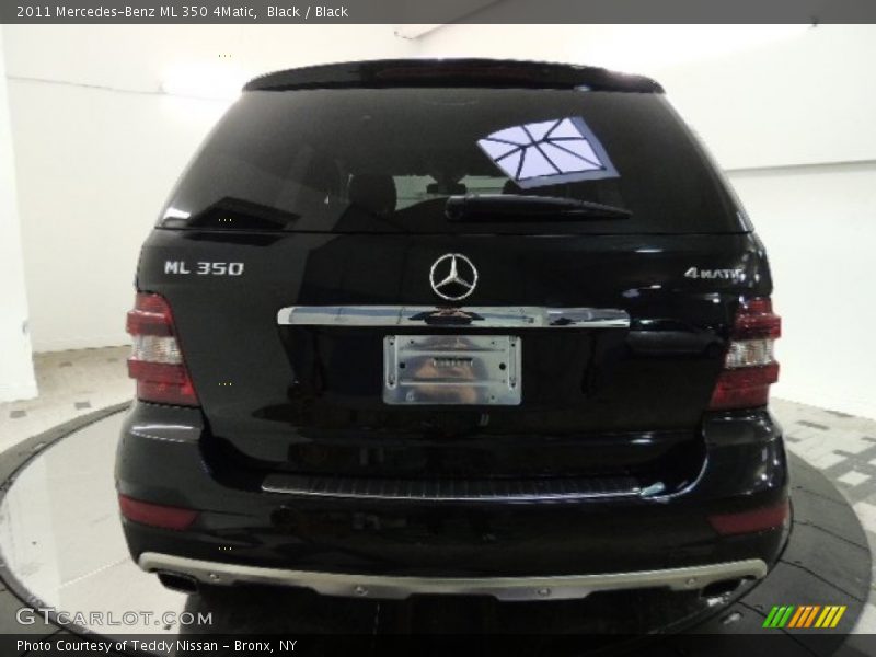 Black / Black 2011 Mercedes-Benz ML 350 4Matic