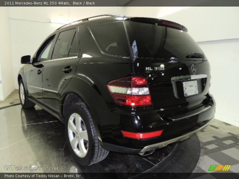 Black / Black 2011 Mercedes-Benz ML 350 4Matic