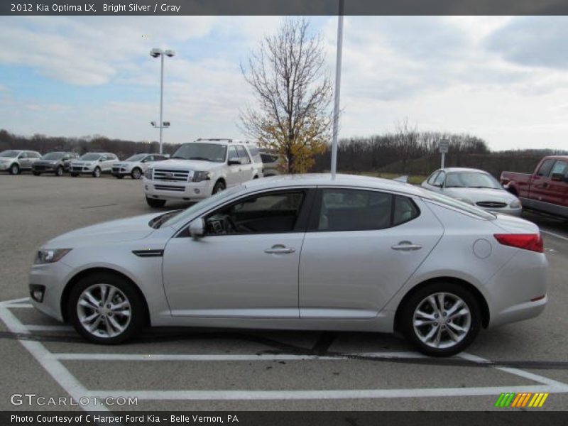 Bright Silver / Gray 2012 Kia Optima LX