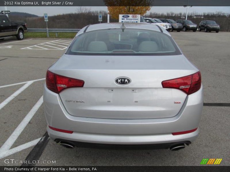 Bright Silver / Gray 2012 Kia Optima LX