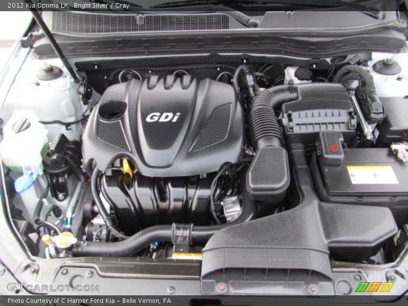 2012 Optima LX Engine - 2.4 Liter GDi DOHC 16-Valve VVT 4 Cylinder