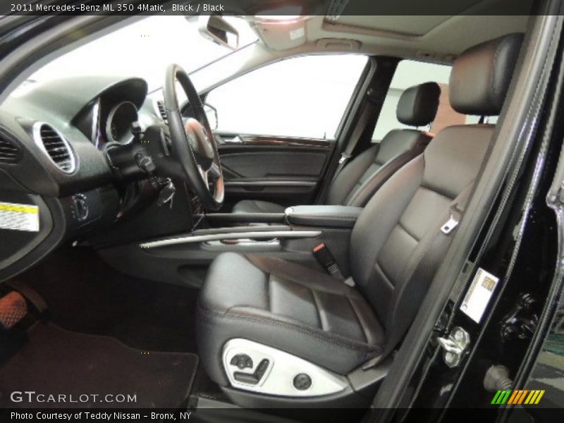 Black / Black 2011 Mercedes-Benz ML 350 4Matic