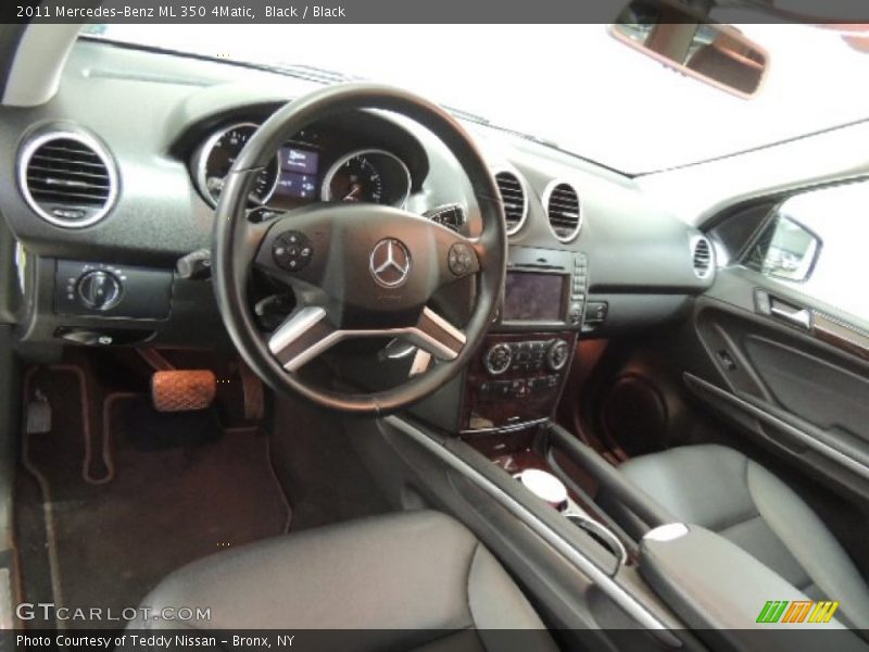 Black / Black 2011 Mercedes-Benz ML 350 4Matic