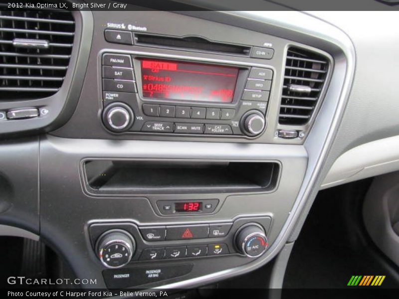 Controls of 2012 Optima LX